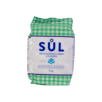 Sůl jedlá (jod,fluor) 1kg/12x