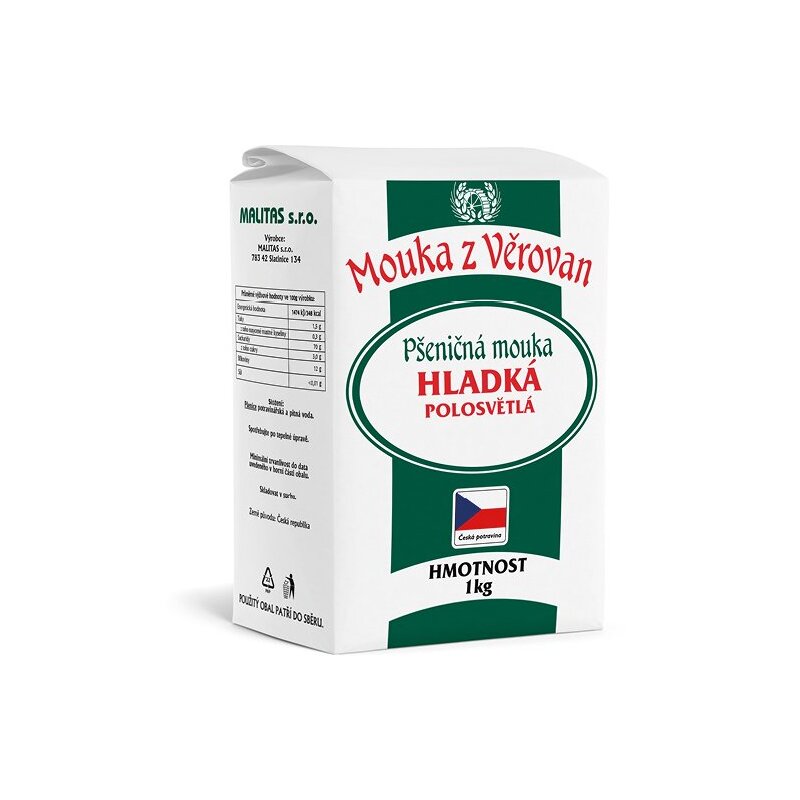 Mouka hl. polosvětlá 1kg /10x