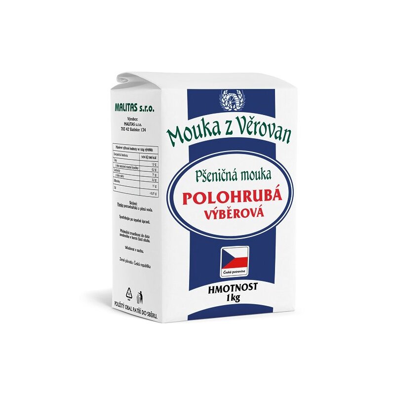 Mouka polohrubá 1kg /10x