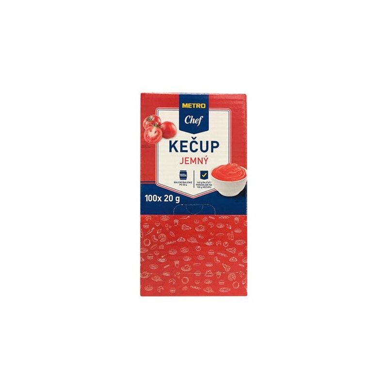 KEČUP JEMNÝ 20g /100x