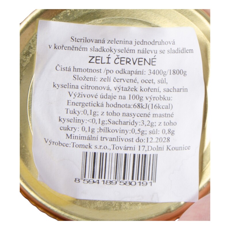 Zelí červené 4/1S