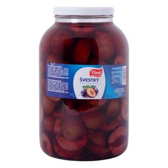Švestky půlené 4/1S   3600g