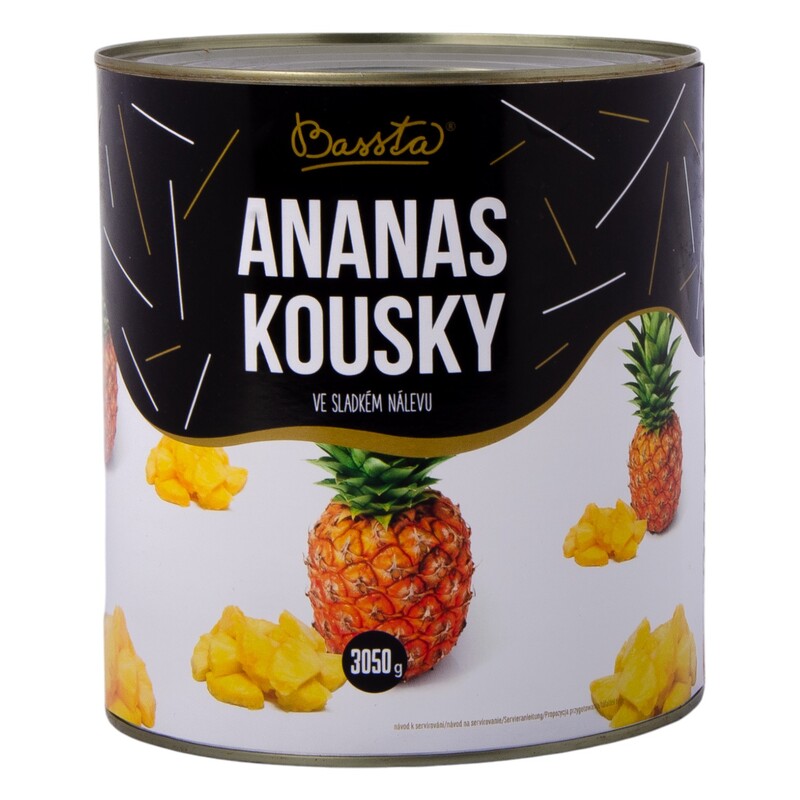 Ananas kousky 3/1P /6x