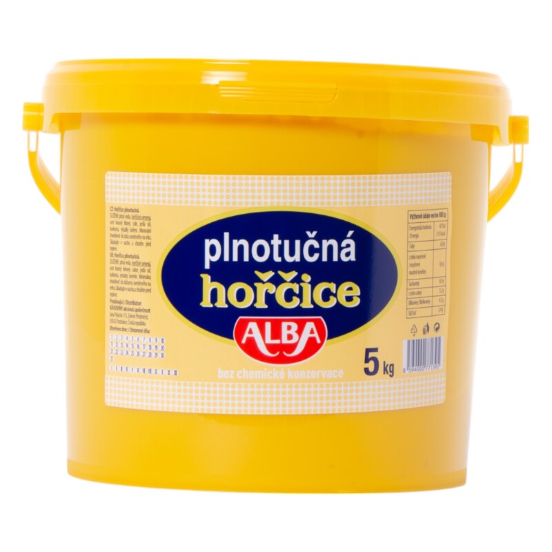 Hořčice plnotučná 5kg