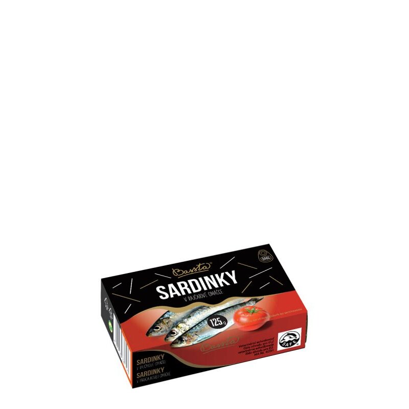 Sardinky v tomatě P125EO /24x