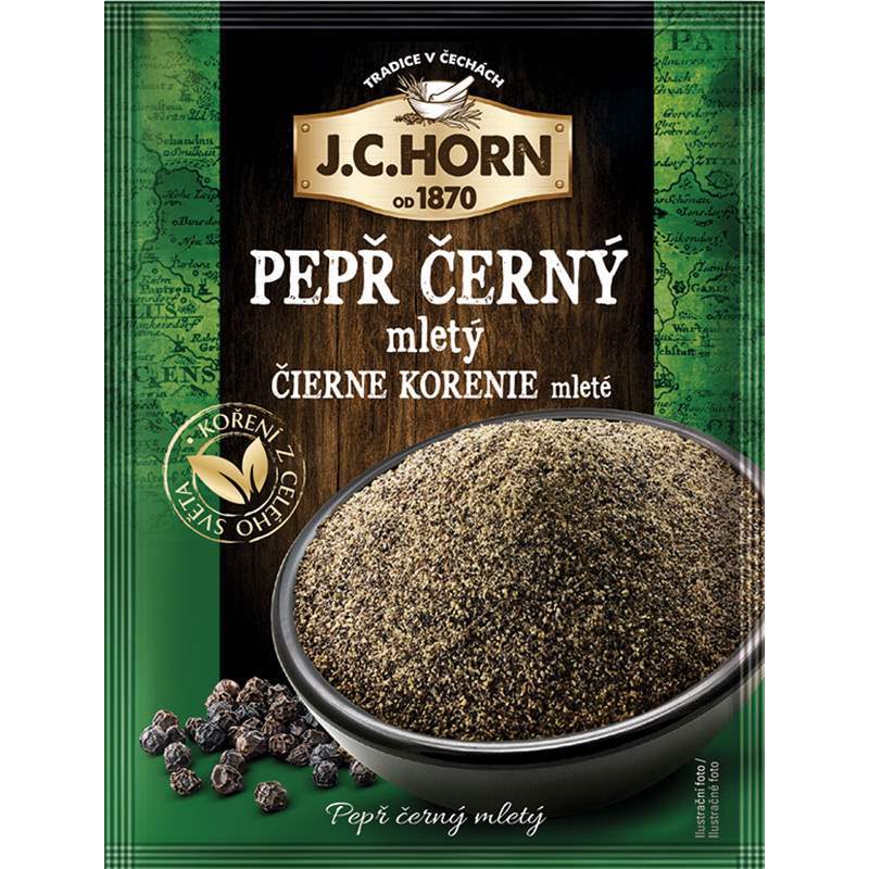 Pepř černý mletý J.C.Horn 15g