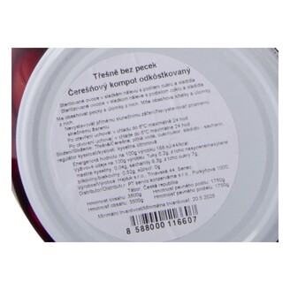 Třešně odpeckované 4/1S (3500g)