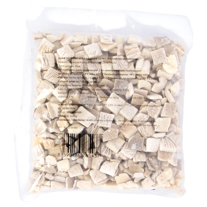 MRAŽ. HLÍVA ústřičná 1kg /10x
