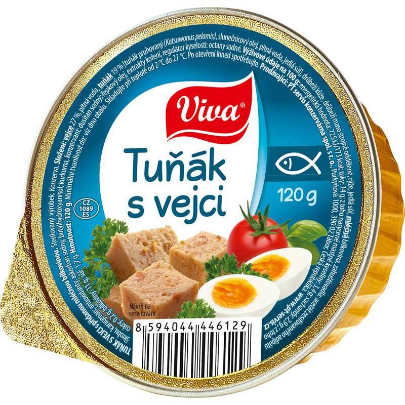 TUŇÁK S VEJCI AL120 /16x