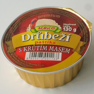 PAŠTIKA DRŮBEŽÍ s krůtím masem  AL130 /12x
