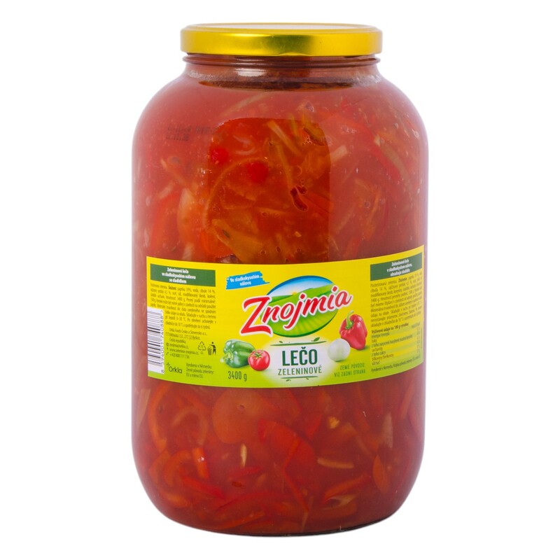 Zeleninové lečo ZNOJMIA 4/1S (3400g)