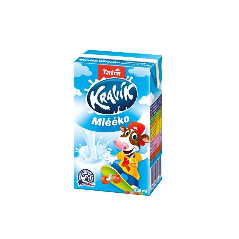 MLÉČNÝ nápoj Kravík neochucený 250ml [6x]