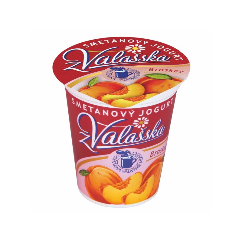 JOGURT smetanový broskev 150g [10x]