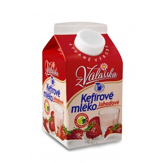 KEFÍROVÉ MLÉKO jahoda 450g [6x]