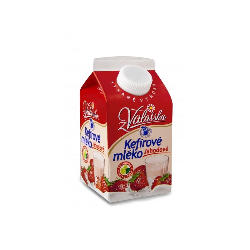 KEFÍROVÉ MLÉKO jahoda 450g [6x]