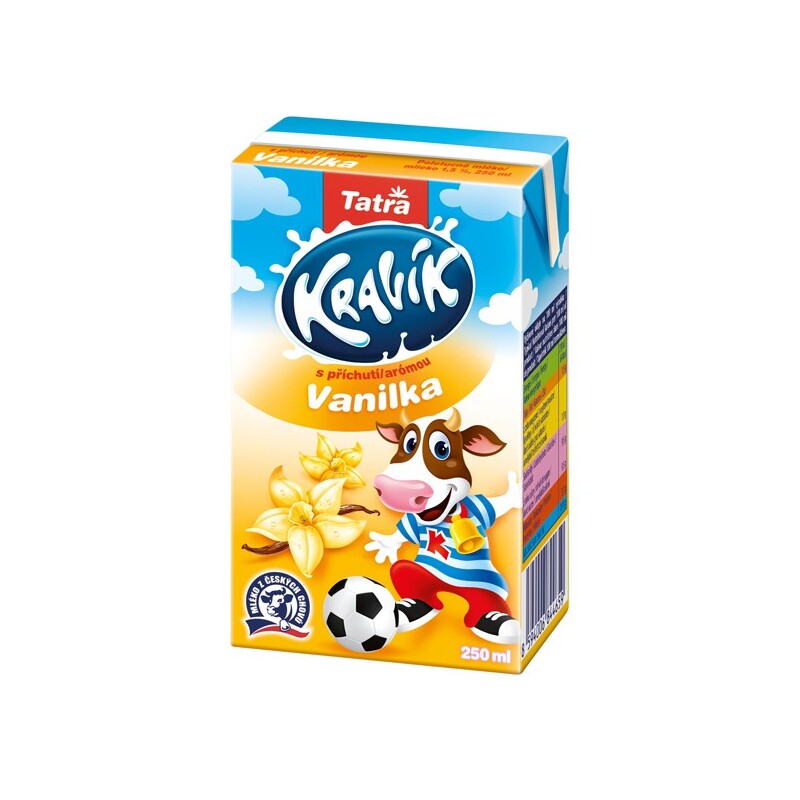 MLÉČNÝ nápoj Kravík vanilkový 250ml [6x]