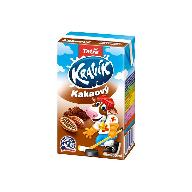 MLÉČNÝ nápoj Kravík kakao 250ml [6x]