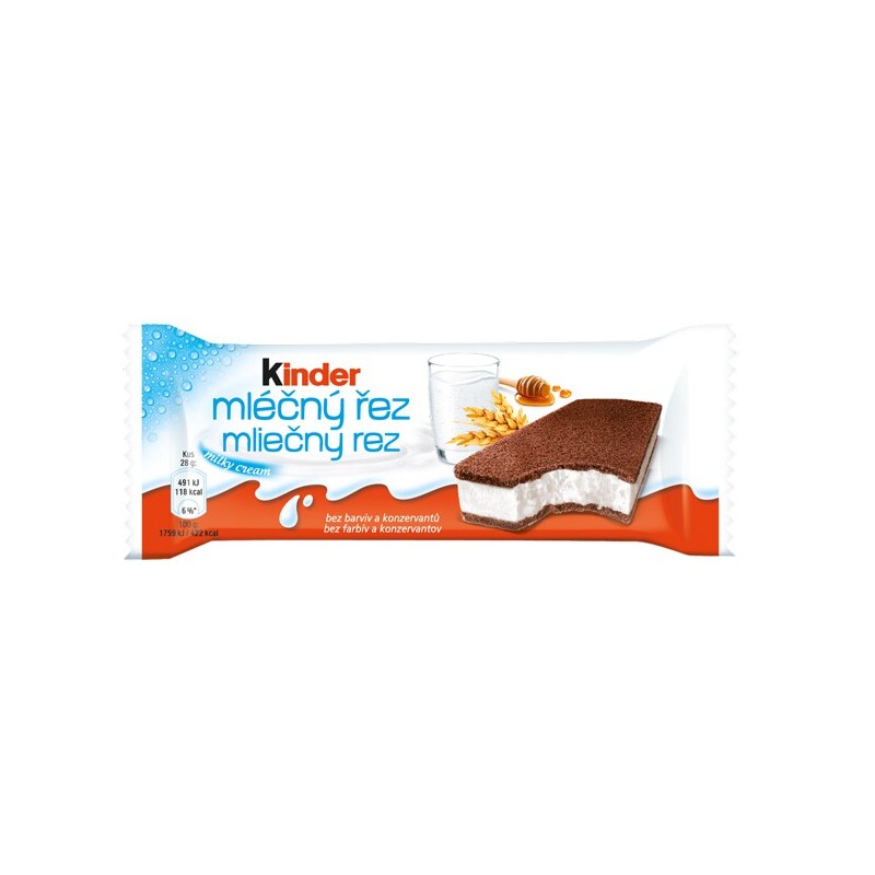 KINDER mléčný řez 28g [10x]