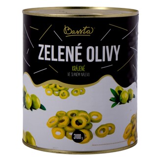 Olivy zelené krájené 3/1P /6x