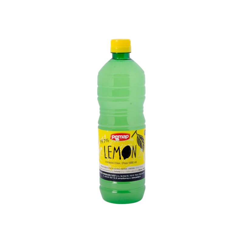 Citronová šťáva 99,7% 1litr /12x