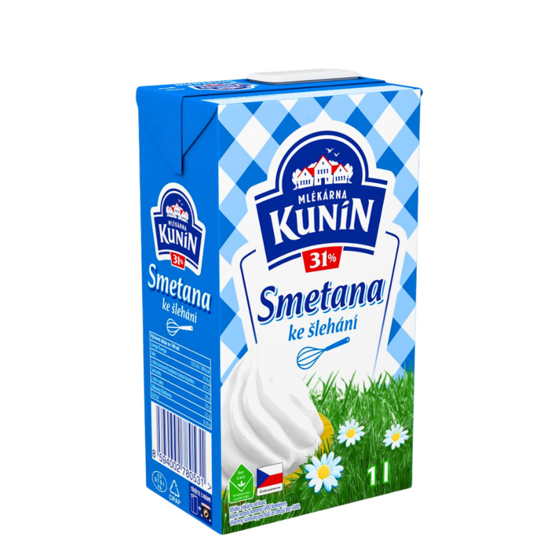 SMETANA KE ŠLEHÁNÍ 1l 31% /12x