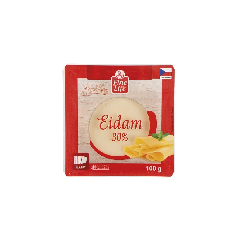 EIDAM plátky 30% 100g /10x