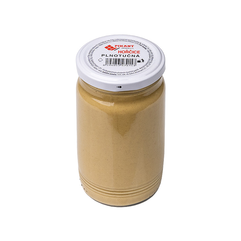 Hořčice plnotučná SKLO 350g /9x