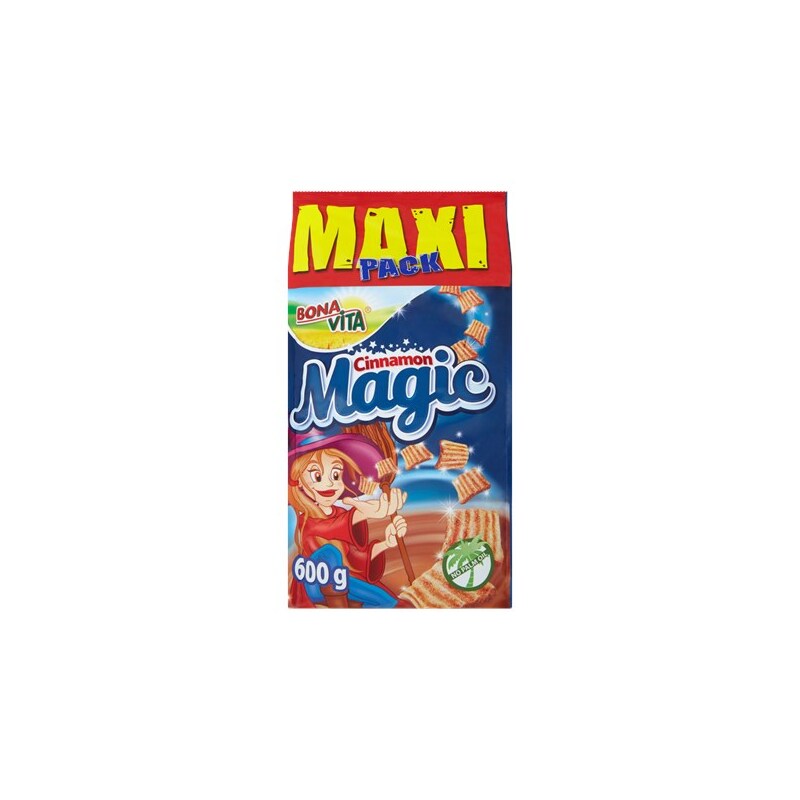 Cereální čtverečky se skořicí 600g /10x