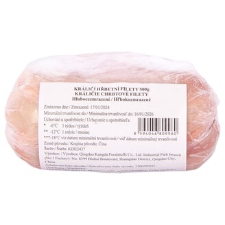 MRAŽ. králičí hřbety bez kosti 500g/10kg
