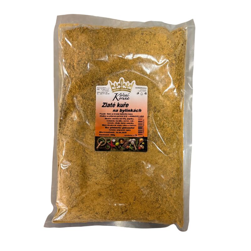 ZLATÉ KUŘE na bylin. BEZ MSG 0,5kg