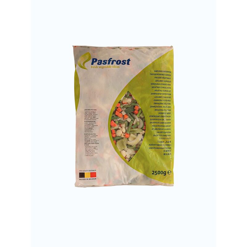 MRAŽ. Pasfrost polévková směs 8D 2,5kg /4x