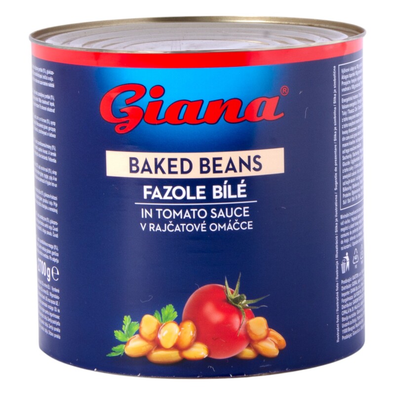 Fazole bílá v tomatě 3/1P /6x