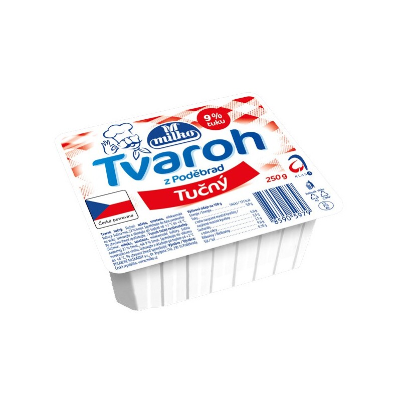 TVAROH tučný 250g  - vanička [6x]