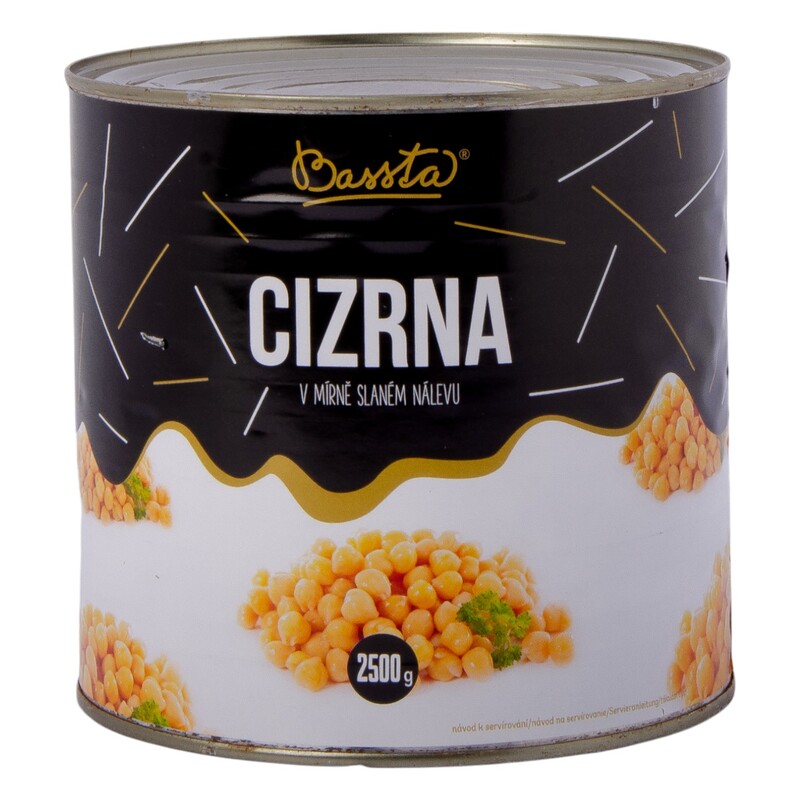 Cizrna sterilovaná 3/1P 2500ml /6x