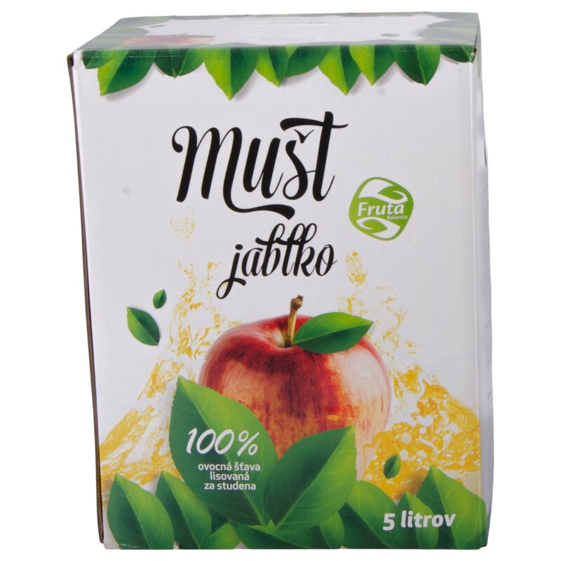 Mošt jablečný 100% 5litr