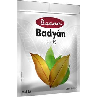 Badyán celý Drana 3ks