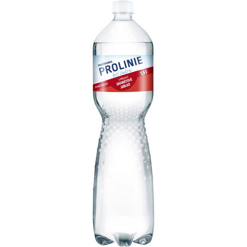 Poděbradka Prolinie slazená 1,5l - různé příchutě