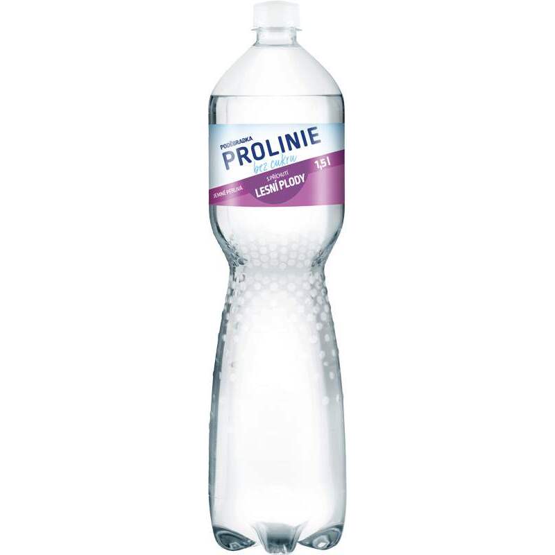 Poděbradka Prolinie slazená 1,5l - různé příchutě