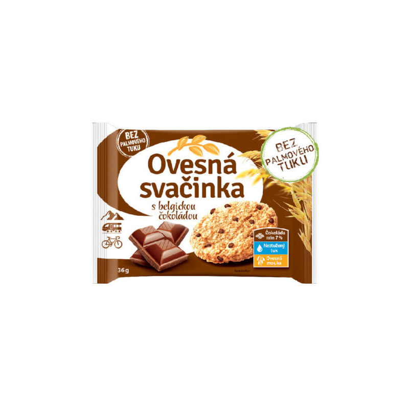 OVESNÁ SVAČINKA belg. čok. 36g/20x