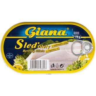 SLEĎ V OLEJI 170G