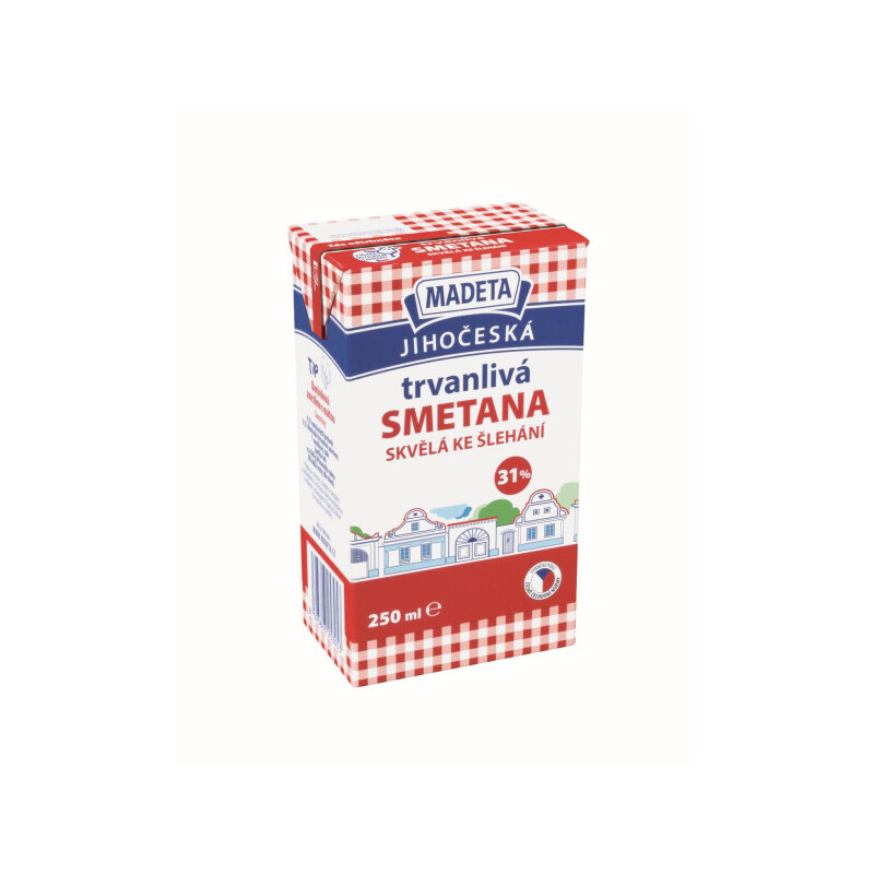 SMETANA trvan. ke šleh. 31% 250ml [9x]