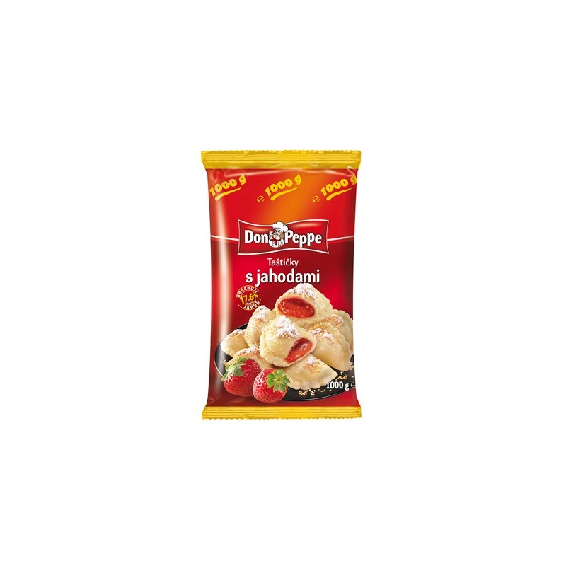 MRAŽ. Don Peppe taštičky s jahodami 1kg /6x