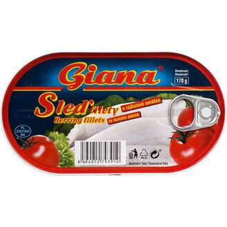 SLEĎ v rajčat. omáčce 170g