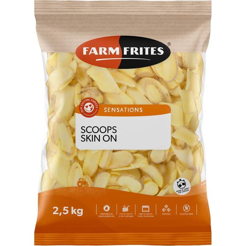 MRAŽ. FF Scoops Skin On 528.001 2,5kg /5x