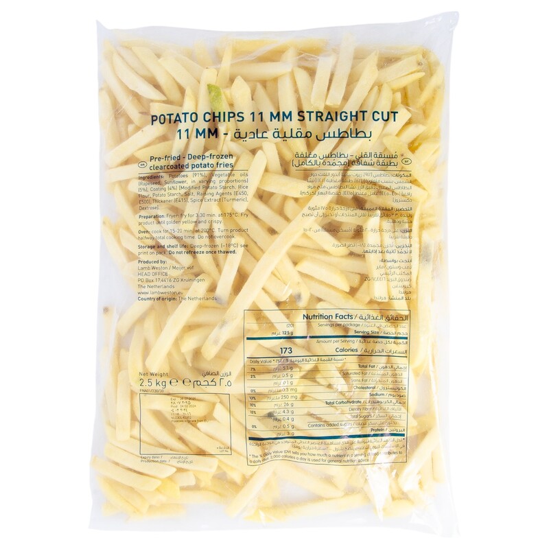 MRAŽ. Frigo Hranolky 11x11 2,5kg /4x