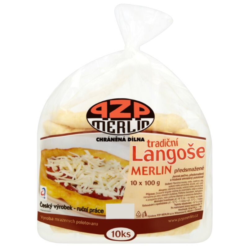 Mražené langoše předsmažené 100g (10x100g) /60x
