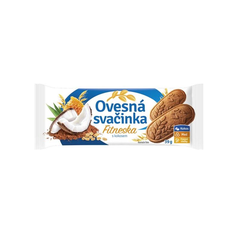 Oves. svačinka Fitneska s kokosem 39g/35x