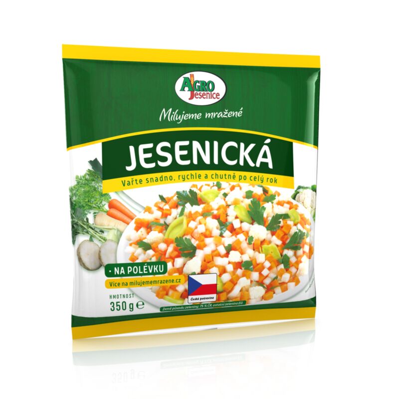 MRAŽ. Jesenická polévková jemná směs 350g /20x