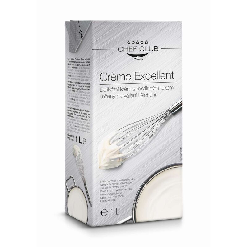 Smetana Creme Excellent Chef Club 1l /12x