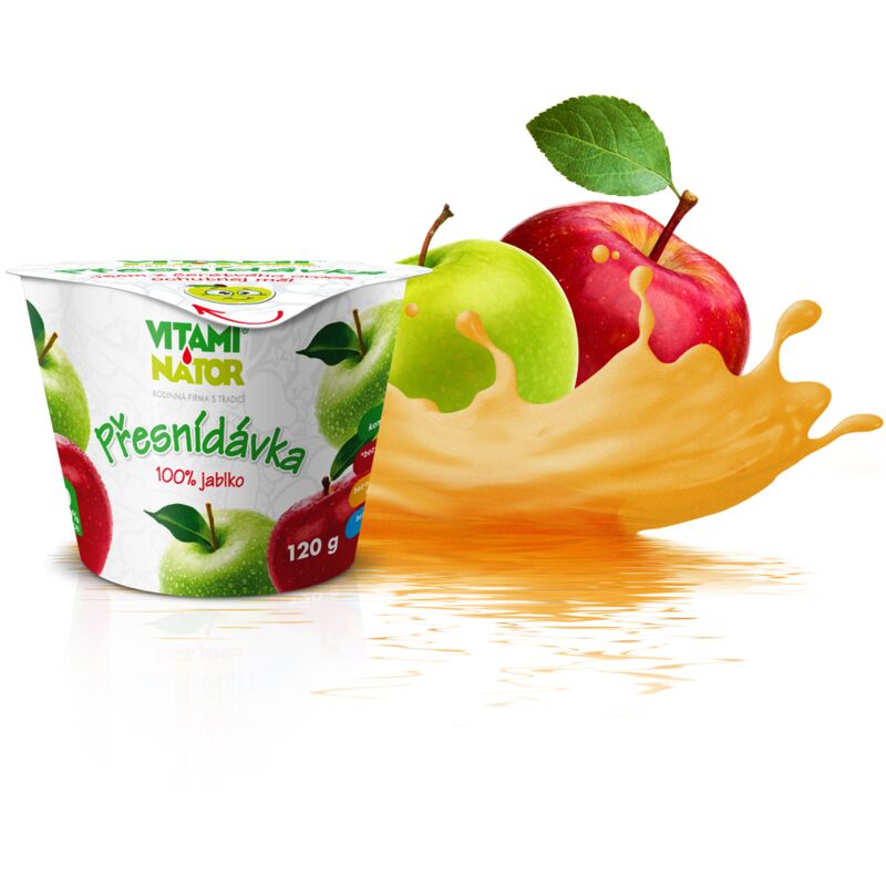Přesnídávka Vitaminátor jablko 100% 120g /20x
